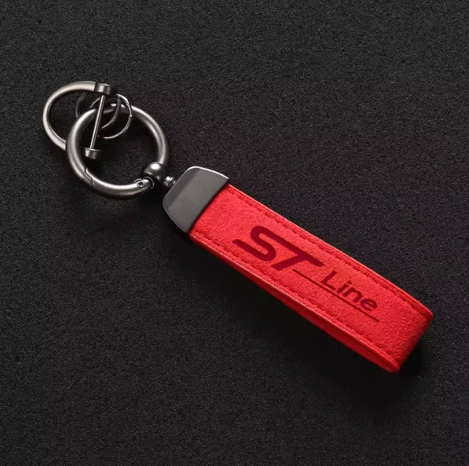 Ford ST-Line Alcantara Keyring (Multiple Colours) - Image 3