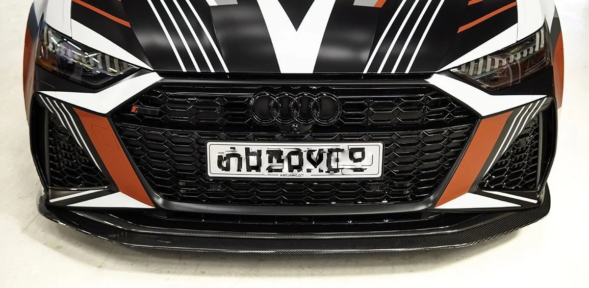 AP Design Dry Carbon Front Splitter - RS6 (C8) - Image 3
