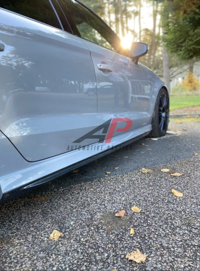 AP Design Dry Carbon Side Skirts - RS3 8V Saloon - Image 2
