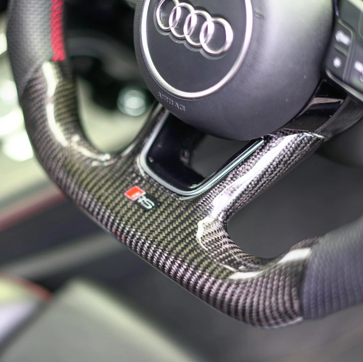 Audi A3 / S3 / RS3 8Y Carbon Fibre Custom Steering Wheel (2020+ Models) - Image 2