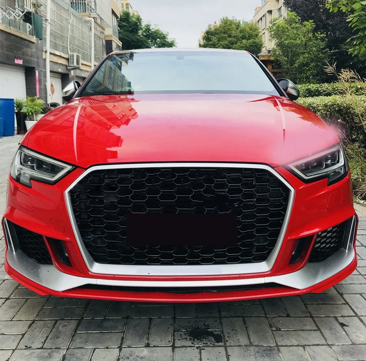 Audi A3 / S3 / RS3 Honeycomb Gloss Black Front Grille ( 8V | 2012 - 2016Models)