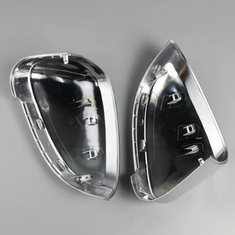 Audi A4 / S4 / RS4 B9 Satin Chrome Replacement Mirror Covers (2016+) - Image 4