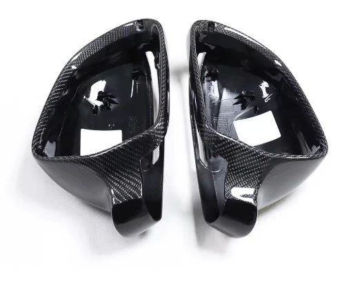 Audi B8 Carbon Fibre Mirror Cover Replacements (Multiple Models | 2008-2016) - Image 4