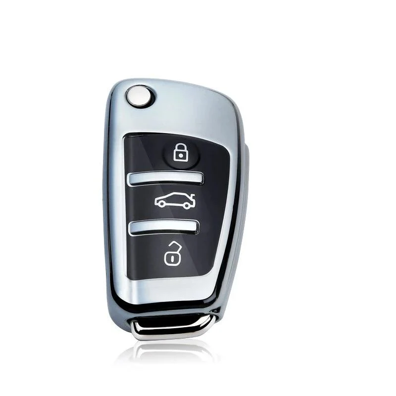Audi Hardback Protective Chrome Key Cover (Multiple Models) - Image 5