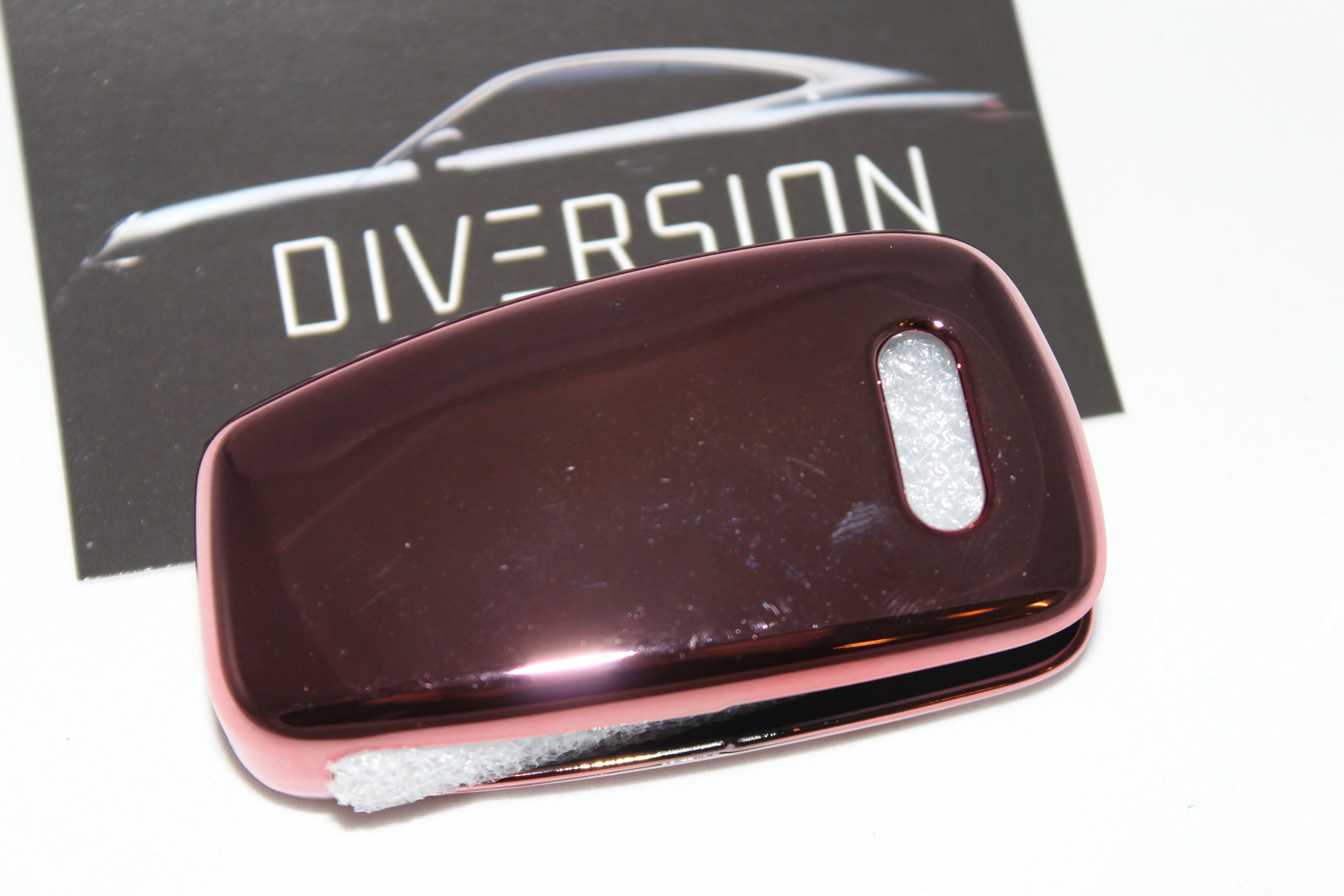 Audi Protective Key Cover - Chrome Rose Gold - Image 3