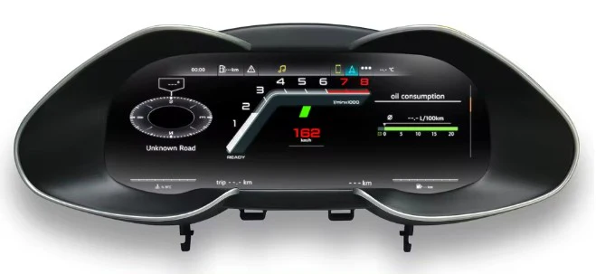 AUDI R8 MK1 (2007 - 2015) 12.3" Digital Instrument Cluster – LCD Upgrade
