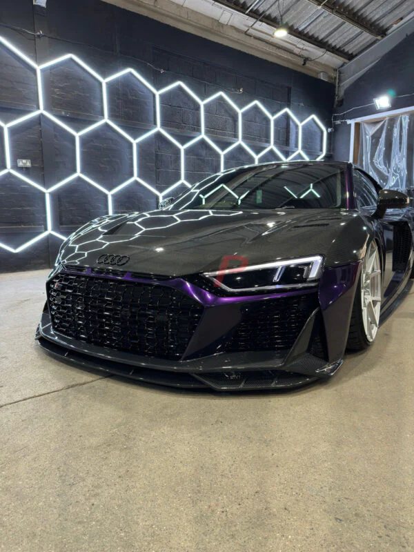 Audi R8 Gen 2 FL 2019- Carbon Fibre Front Splitter - Image 2