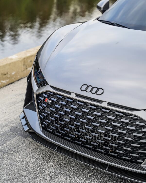 Audi R8 Gen 2 FL 2019- Carbon Fibre Front Splitter - Image 4