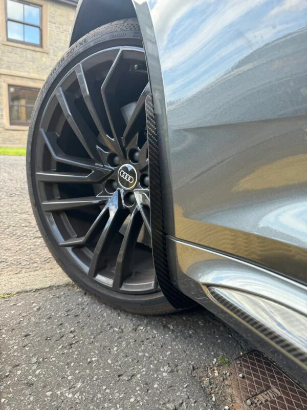 AUDI RS4 B9 Carbon Mudflaps – Audi B9/B9.5 Arch Guards in Dry Carbon Fibre Front & Rear - Image 3