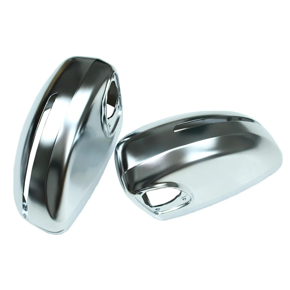 Audi TT / TTS / TTRS Satin Chrome Silver Mirror Covers (2008-2014 / 8J / MK2) - Image 4