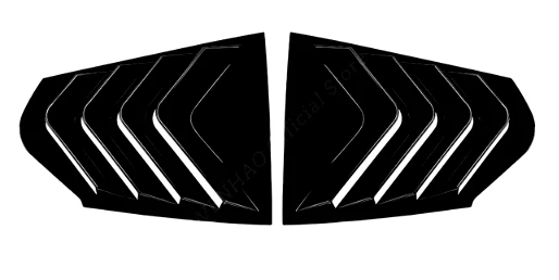 BMW 1 Series F20 Rear Window Louvres (5-Door Models) (2011-2019) - Image 2
