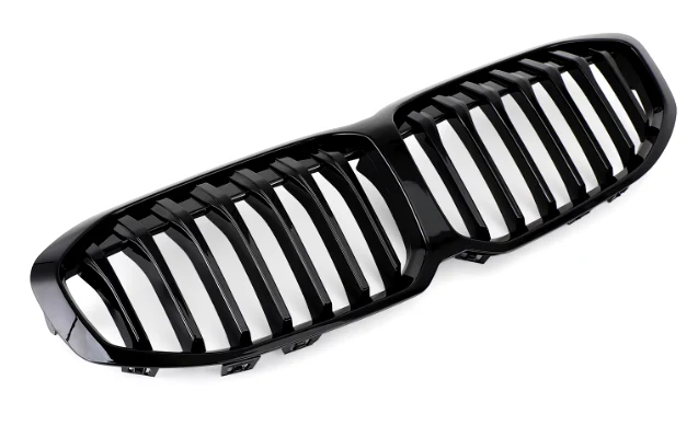 BMW 1 Series F40 Double Slat Gloss Black Kidney Grilles Pair (2020-2024) - Image 2