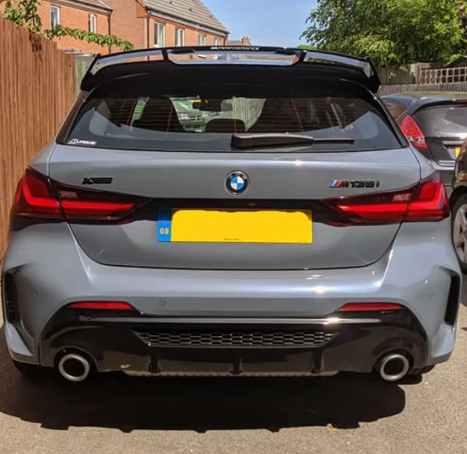 BMW 1 Series F40 Gloss Black M Roof Spoiler (2019+) - DAS - Image 3
