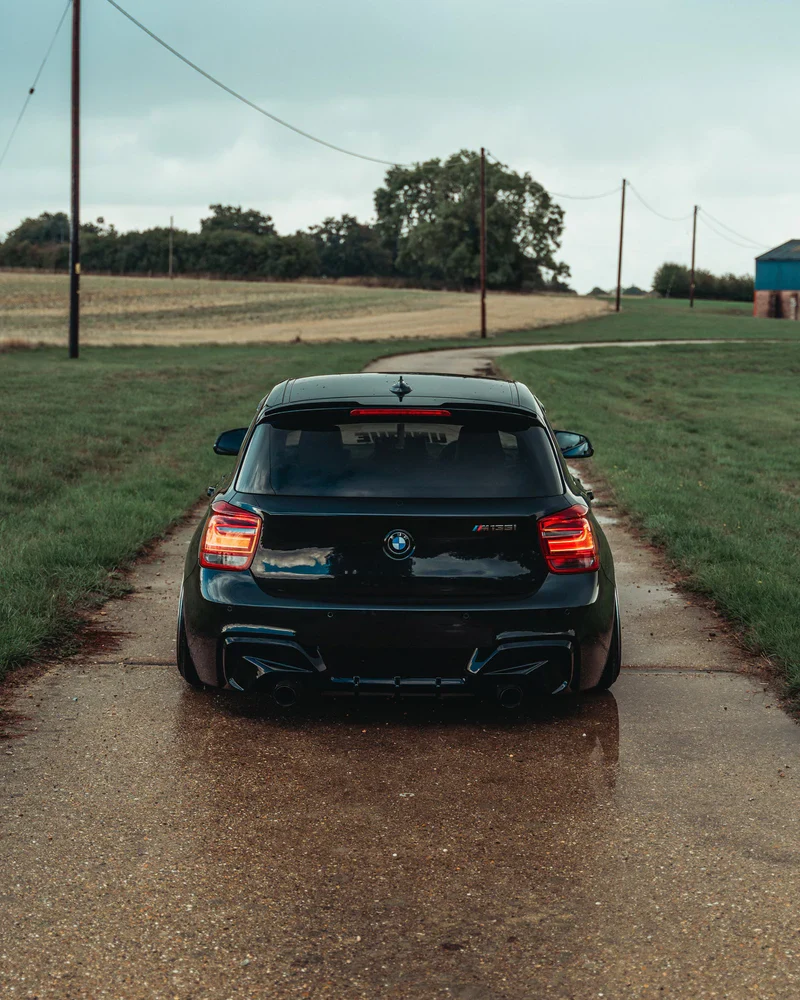 BMW 1 SERIES & M135I F20 PRE-LCI EVO-1 GLOSS BLACK REAR DIFFUSER BY ZAERO (2011-2015, F20 F21) - Image 2