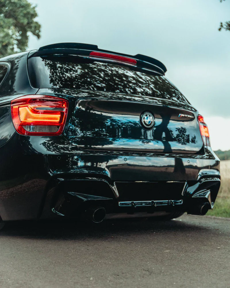 BMW 1 SERIES & M135I F20 PRE-LCI EVO-1 GLOSS BLACK REAR DIFFUSER BY ZAERO (2011-2015, F20 F21) - Image 3