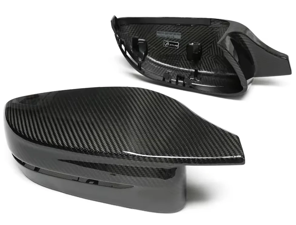 BMW 2 Series G42 Dry Carbon Fibre Replacement M Mirror Covers (2021+ / LHD + RHD Models) - Image 2