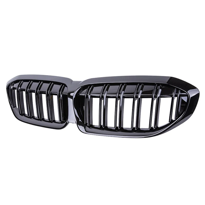 BMW 3 Series G20 G21 Front Kidney Grilles Gloss Black (2019+ Models)