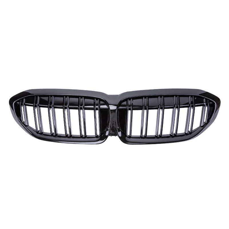 BMW 3 Series G20 G21 Front Kidney Grilles Gloss Black (2019+ Models) - Image 3