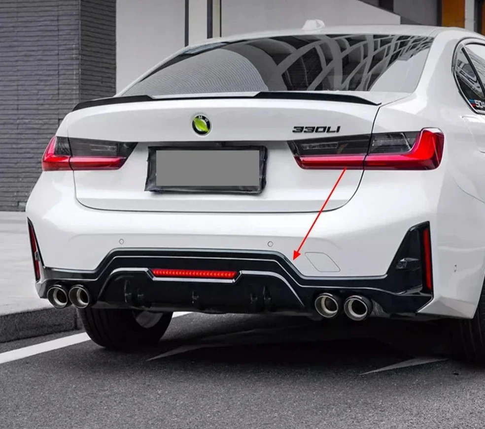 BMW 3 Series G20 LCI Gloss Black Rear Diffuser (2022+) - Image 2