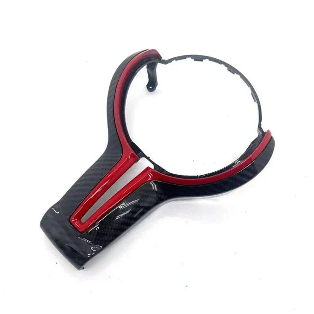 BMW Carbon Fibre Steering Wheel Centre Airbag Surround Trim (Various Models) - Image 13
