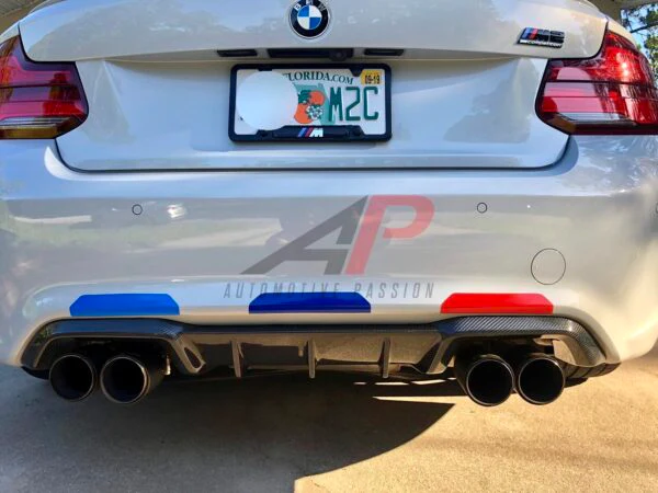 BMW F87 M2 MP Style Carbon Fibre Rear Diffuser - Image 2