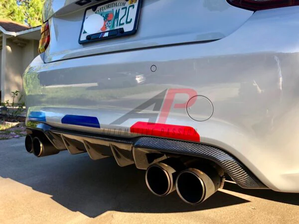 BMW F87 M2 MP Style Carbon Fibre Rear Diffuser - Image 3
