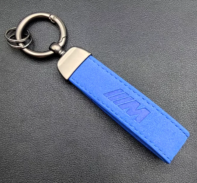 BMW 'M' Logo Alcantara Keyring - Image 2