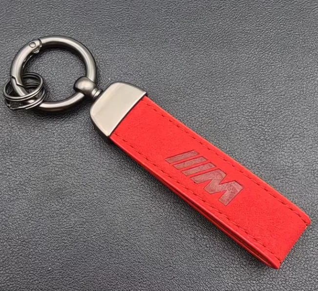 BMW 'M' Logo Alcantara Keyring - Image 4