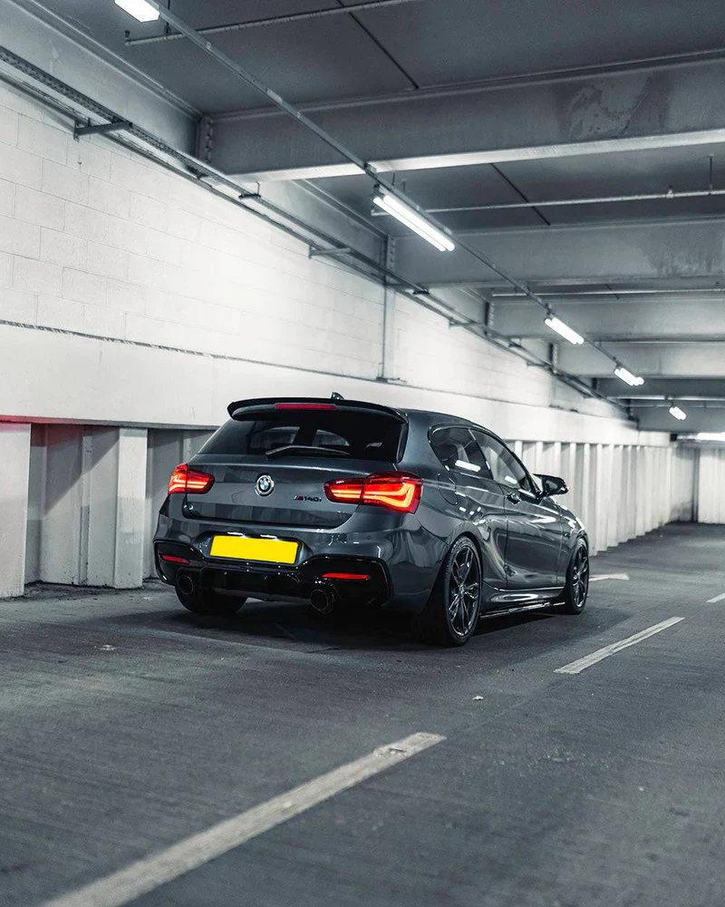 BMW M135I & M140I F20 F21 LCI EVO-1 GLOSS BLACK REAR DIFFUSER BY ZAERO (2015-2019) - Image 3