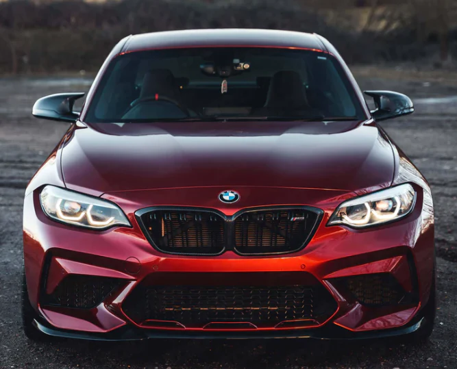 BMW M2 COMPETITION F87 EVO-S GLOSS BLACK FRONT SPLITTER BY ZAERO (2018-2021) - Image 3
