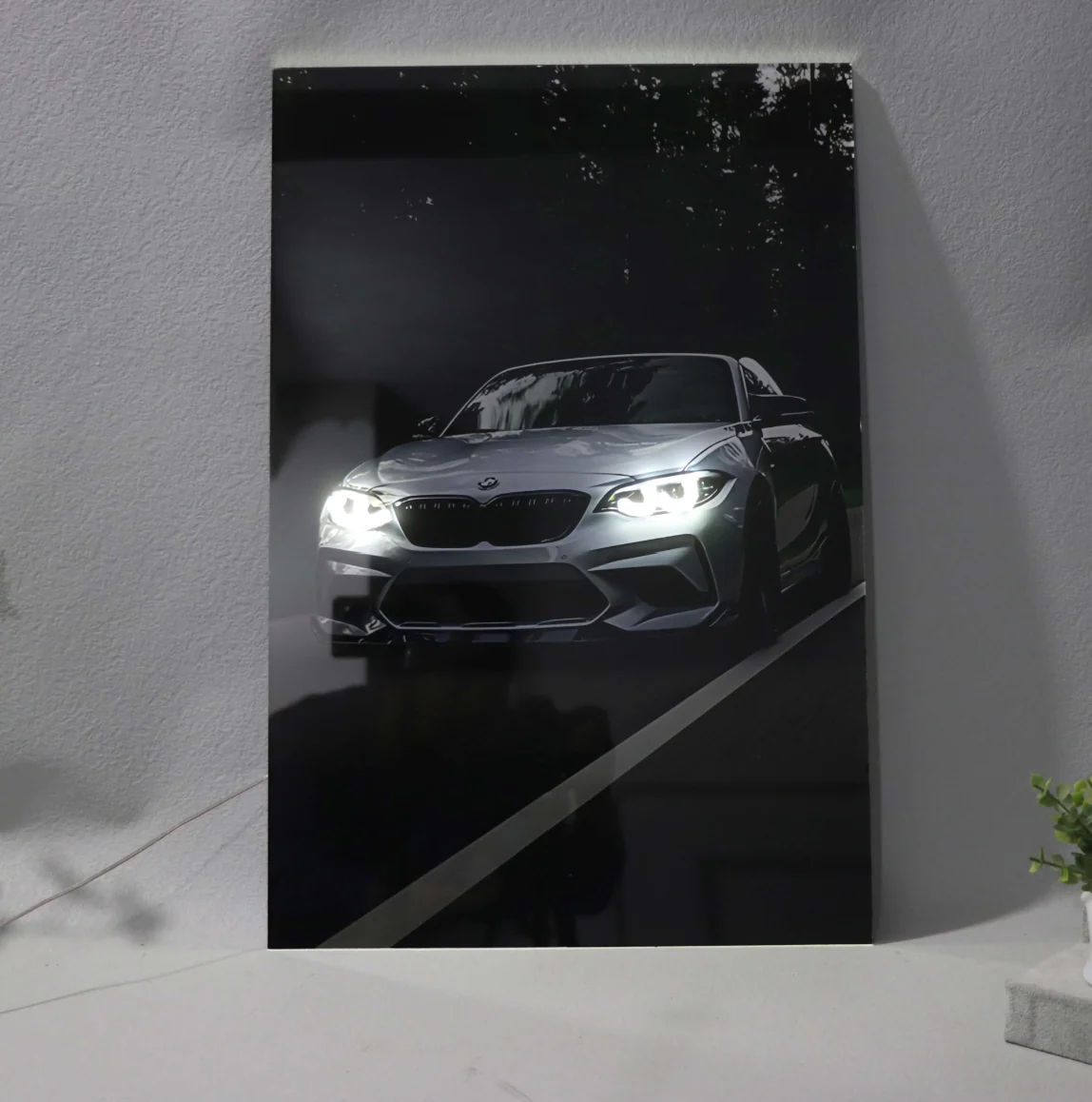 Custom LED Gloss Car Canvas Wall Art - Customise Yours / 60x40cm - DIVERSION - Image 8