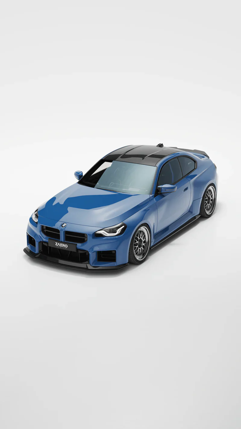BMW M2 G87 EVO-S Gloss Black Front Grilles by ZAERO (2023+) - Image 5