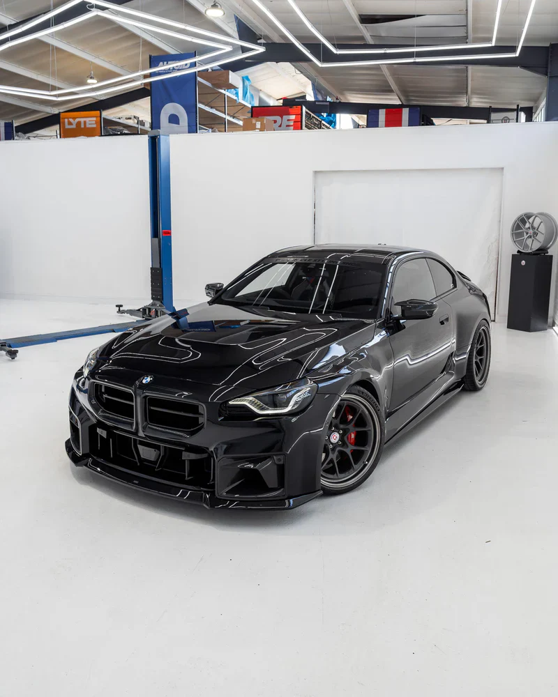 BMW M2 G87 EVO-S Gloss Black Front Lip by ZAERO (2023+) - Image 3