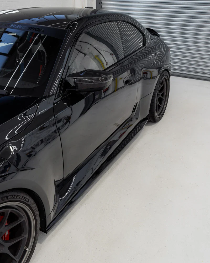 BMW M2 G87 EVO-S Gloss Black Side Skirts by ZAERO (2023+) - Image 2