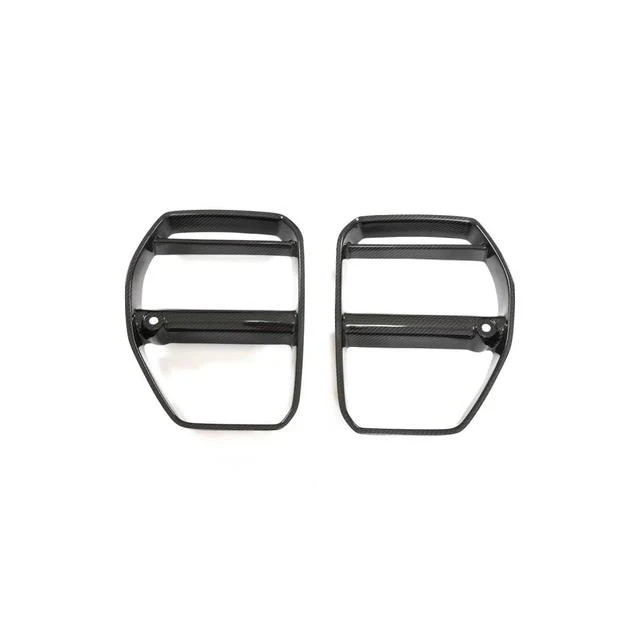 BMW M3 G80 / M4 G82 G83 Carbon Fibre Aero Front Kidney Grille Covers (2020+) - Image 7