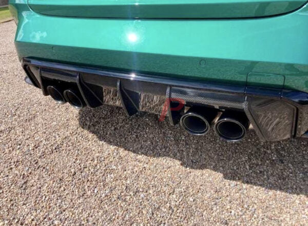 BMW M3/M4 G80/81/82/83 Dry Carbon Rear Diffuser MP Style - Image 2