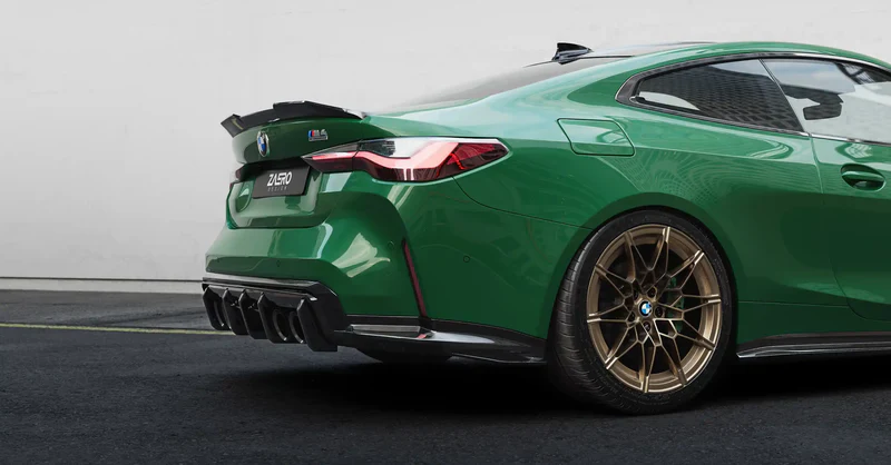 BMW M4 G82 EVO-S Gloss Black Rear Spoiler Lip by ZAERO (2021+) - Image 3