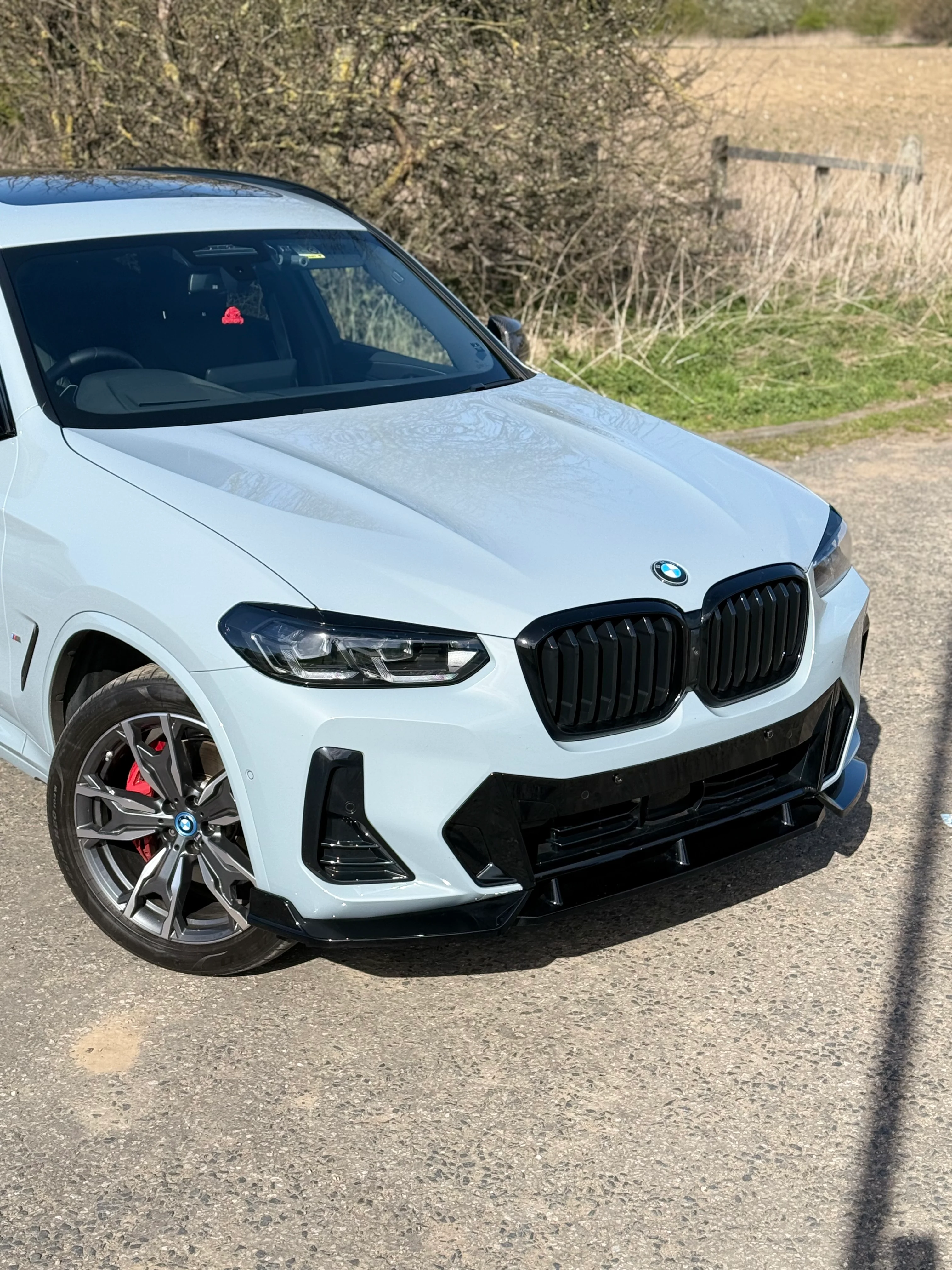 BMW X3 G01 LCI Gloss Black Front Bumper Splitter (2021 - 2024 Models) - Image 8