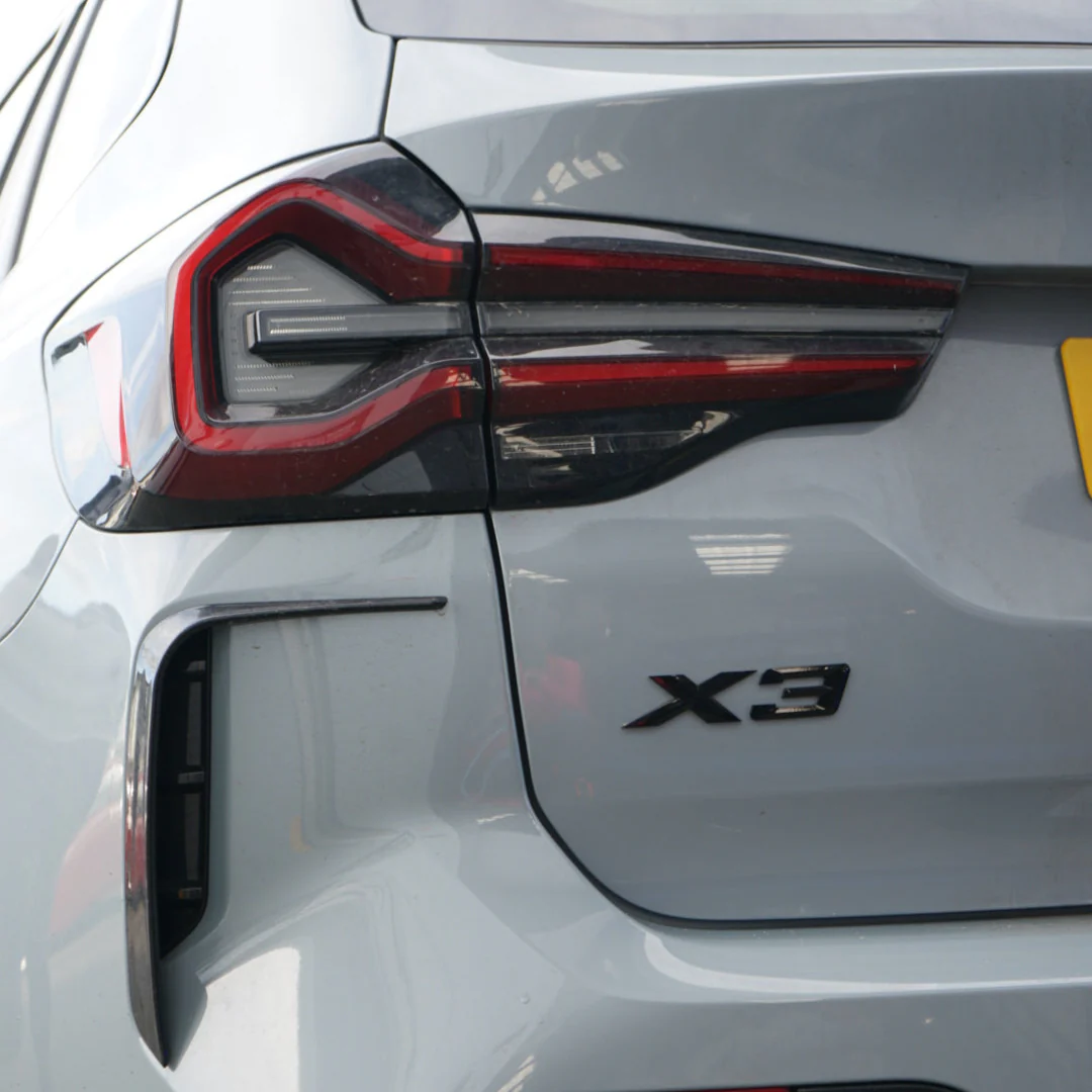 BMW X3 Model Badge / Emblem Gloss Black - Image 5