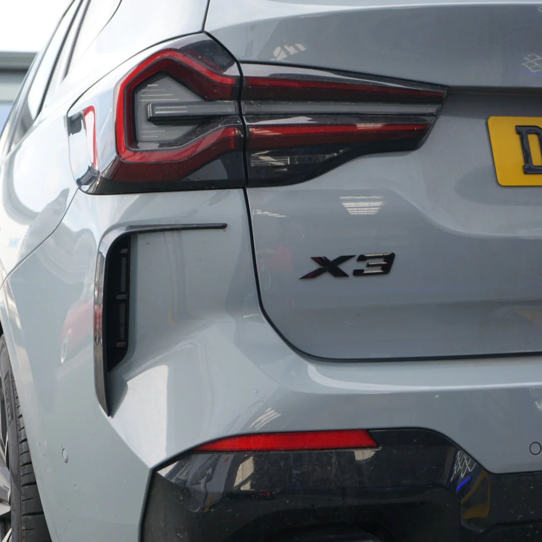 BMW X3 Model Badge / Emblem Gloss Black - Image 6