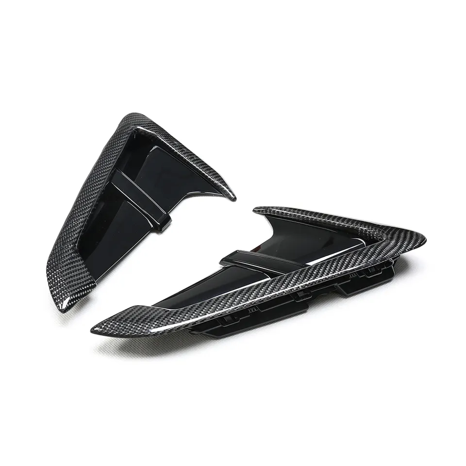 BMW X4M F98 Carbon Fibre / Gloss Black Side Air Vent Replacements (2018+)