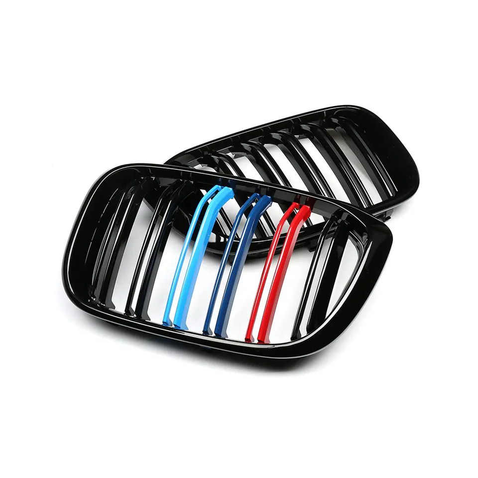 BMW X4M F98 Gloss Black Double Slat Kidney Grilles (2019 - 2021) DIVERSION - Image 3
