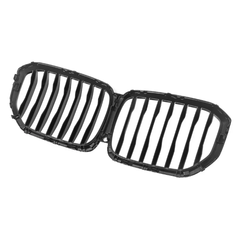 BMW X5 G01 Pre-LCI Gloss Black Single Slat Front Kidney Grille Set (2019 - 2022 Models) - Image 3