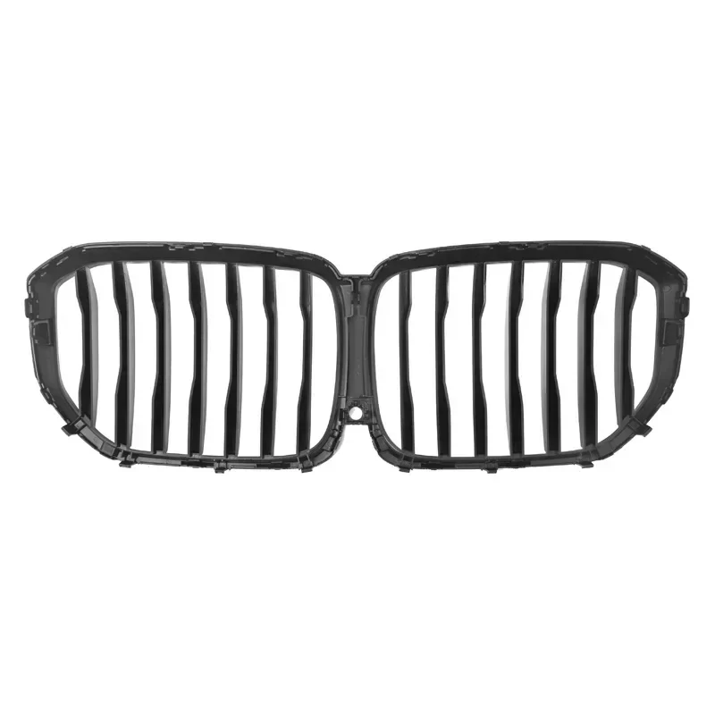 BMW X5 G01 Pre-LCI Gloss Black Single Slat Front Kidney Grille Set (2019 - 2022 Models) - Image 4