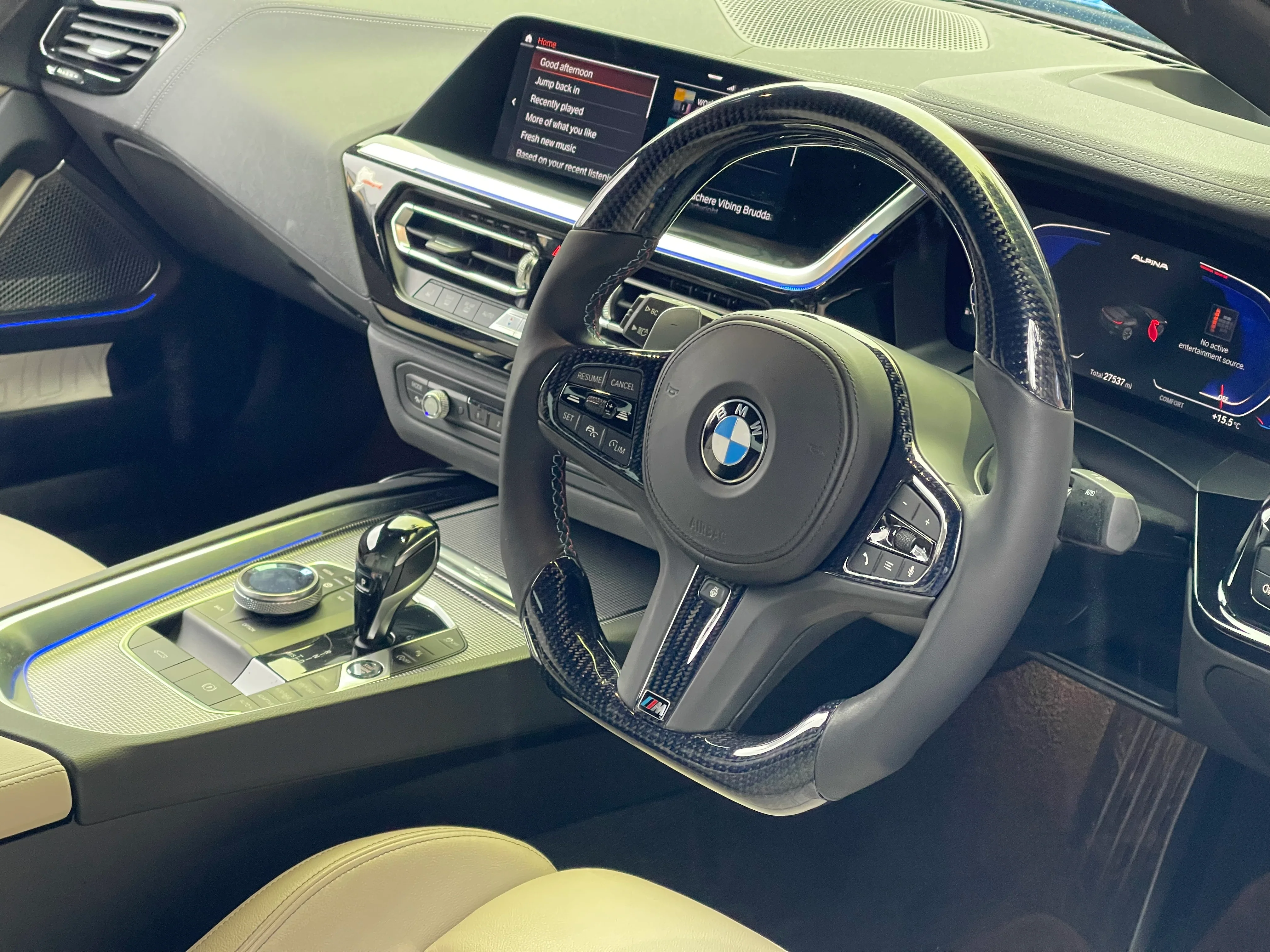 BMW Z4 G29 Custom Carbon Fibre Steering Wheel (2018+) DAS - Image 3
