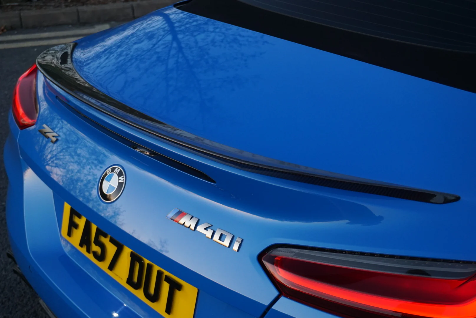 DAS - BMW Z4 G29 Genuine Carbon Fibre Flush Rear Trunk Spoiler / Wing (2018+ Models) - Image 3