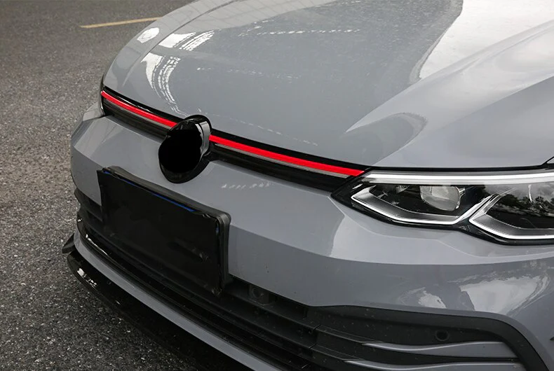 Volkswagen Golf MK8 Front Grille De-Chrome Strips (2021+ Models) - DAS Automotive