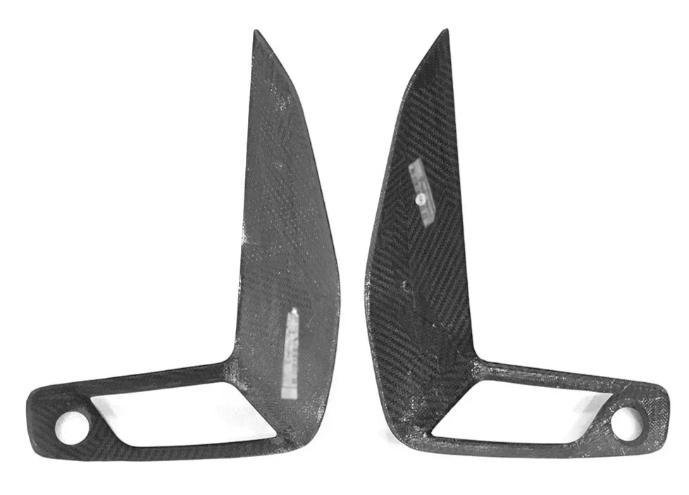 Carbon Fibre Front Bumper Fog Lamp Cover Trims BMW 3 Series G20 LCI - Image 4