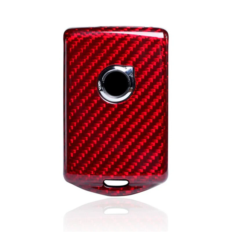 Carbon Fibre Key Cover For Volvo XC90 / XC60 / S90 / V90 (Black or Red) - Image 2
