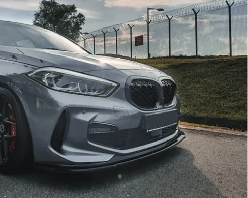 **CLEARANCE** - BMW 1 Series F40 Front Lip / Splitter (2020+) (Gloss Black) - Image 2